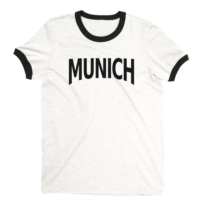 Munich Ringer Tee — White