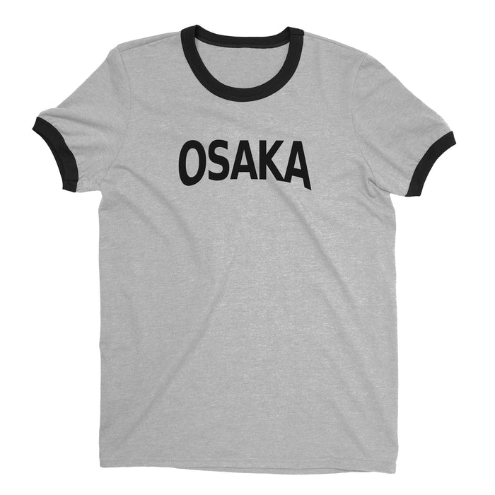 Osaka Ringer Tee — Heather Gray