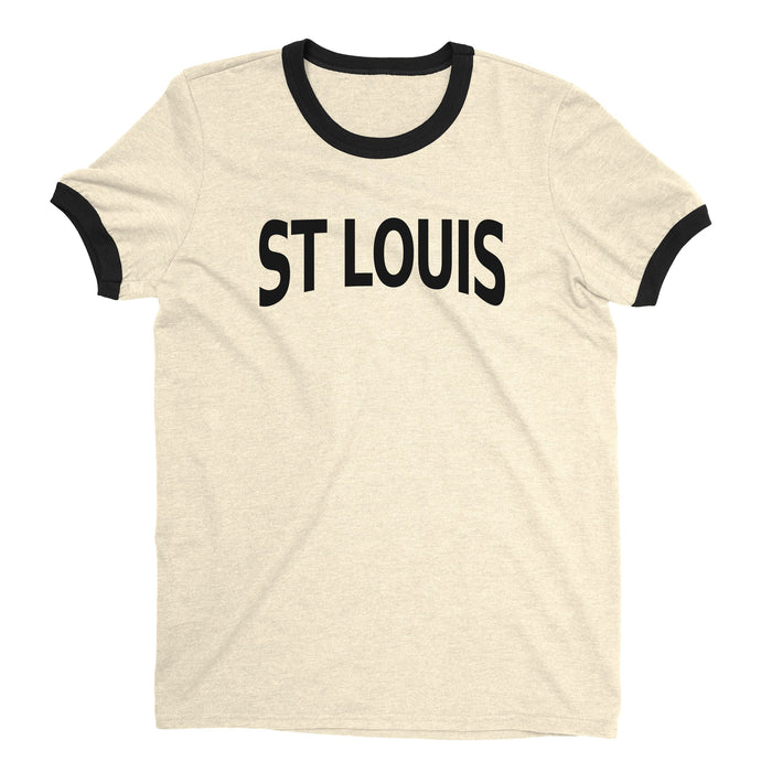 St Louis Ringer Tee — Natural
