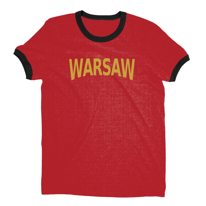 Warsaw Ringer Tee — Red
