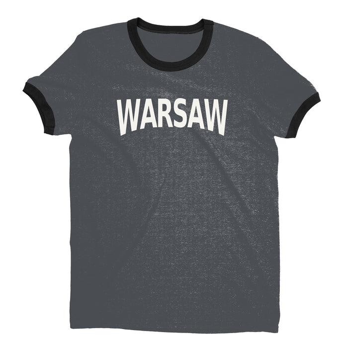 Warsaw Ringer Tee — Dark Heather