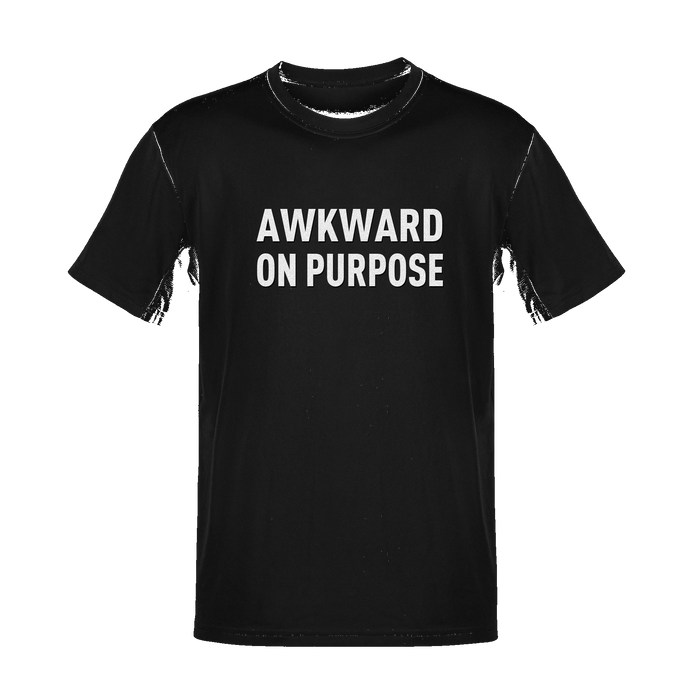 Unisex Awkward On Purpose Soft Cotton Tee - NYC Factory