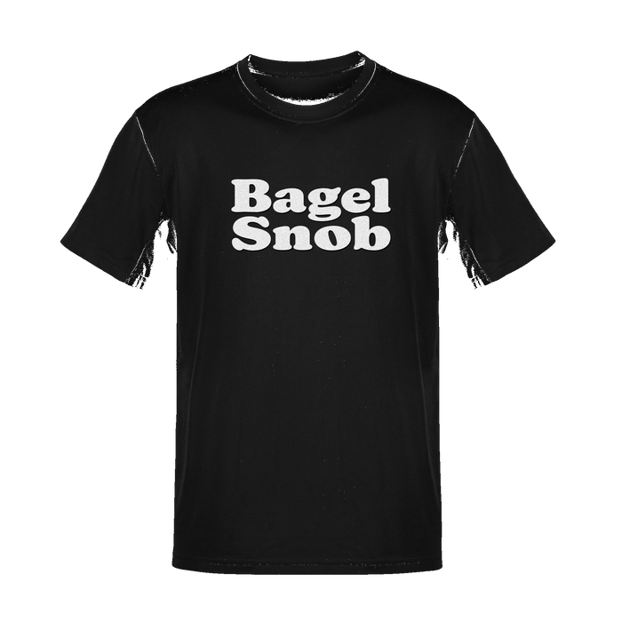 Unisex Bagel Snob Soft Cotton Tee - NYC Factory