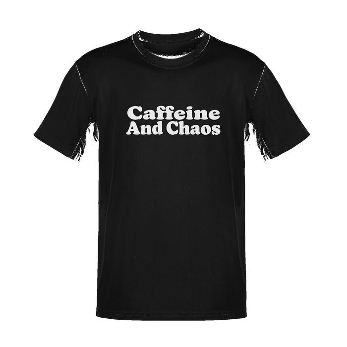 Unisex Caffeine And Chaos Soft Cotton Tee - NYC Factory