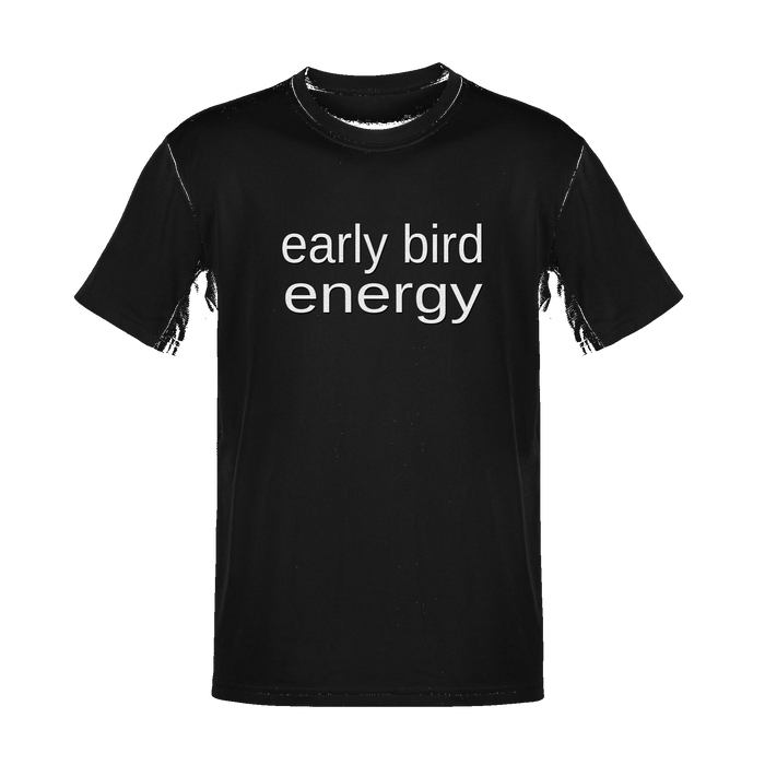 Unisex Early Bird Energy Soft Cotton Tee - NYC Factory