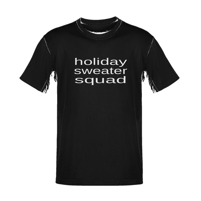 Unisex Holiday Sweater Squad Soft Cotton Tee - NYC Factory