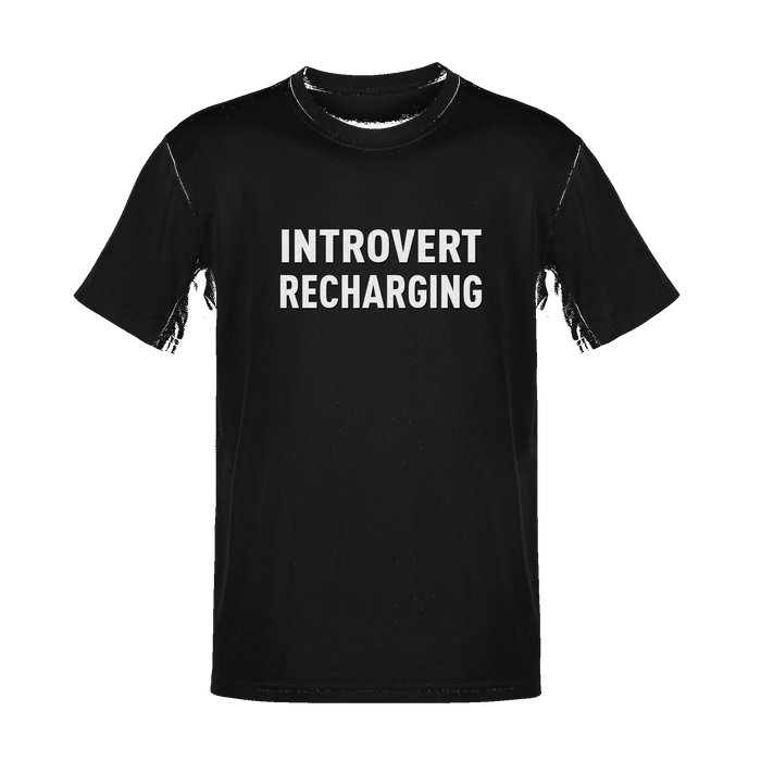 Unisex Introvert Recharging Soft Cotton Tee - NYC Factory