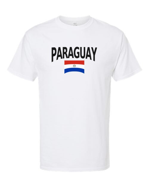 Paraguay Soccer Tee 2026 — Classic Name & Flag | NYC Factory - NYC Factory