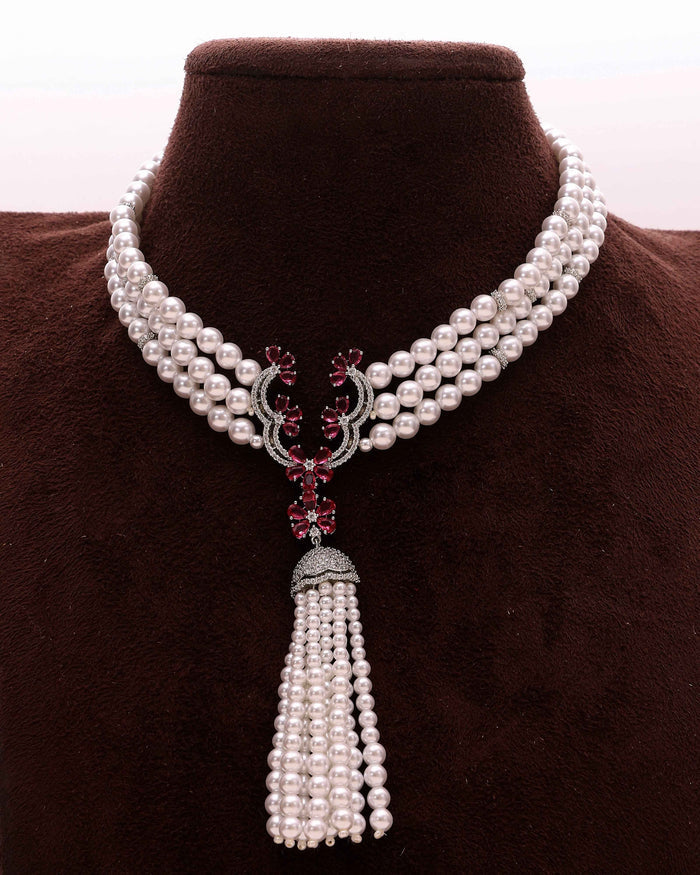 Pearl Prism Tassel Elegance Set