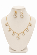 Petal Glint Dainty Moissanite Set - Pabeena