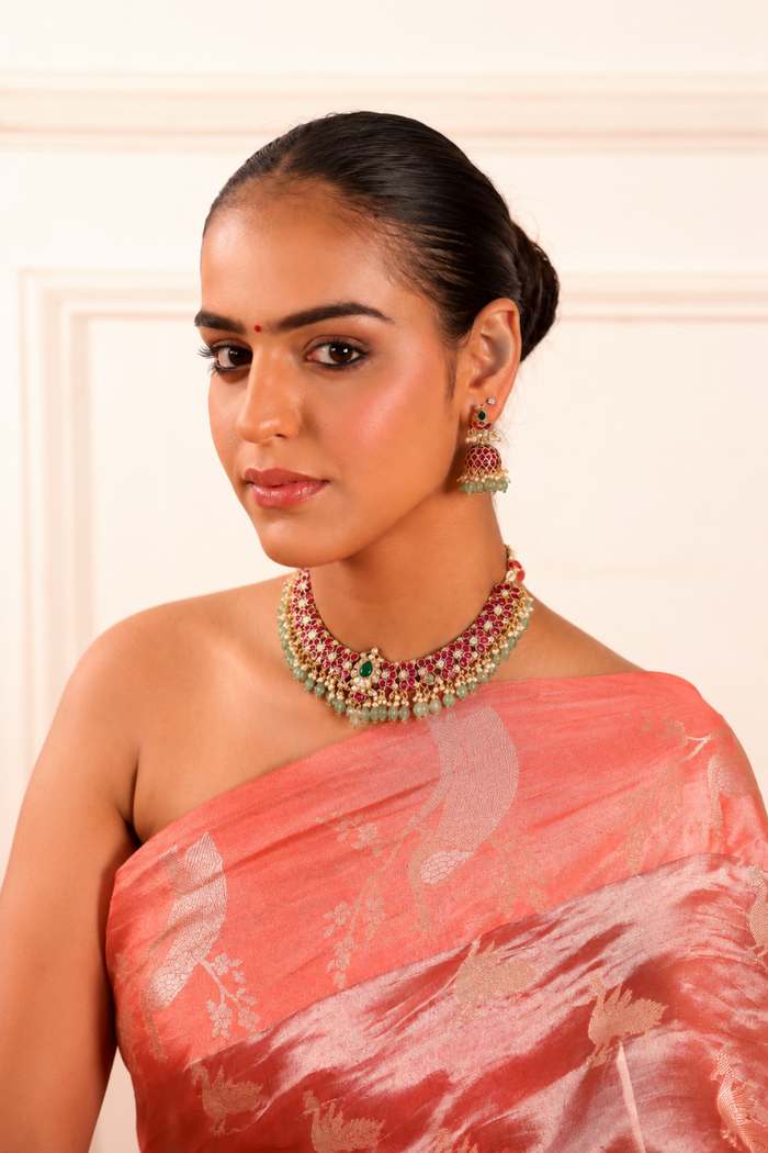 Phoolkanthi Jadau Necklace - Pabeena