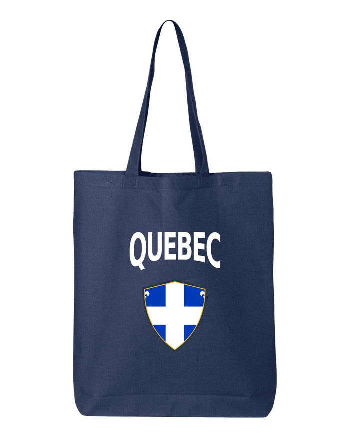 Quebec Soccer Tote Bag — Arched National Crest | NYC Factory