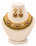 Rajwada Kundan Bloom Choker Set - Pabeena