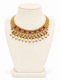 Rani Regal Moissanite Pearl Choker Set - Pabeena