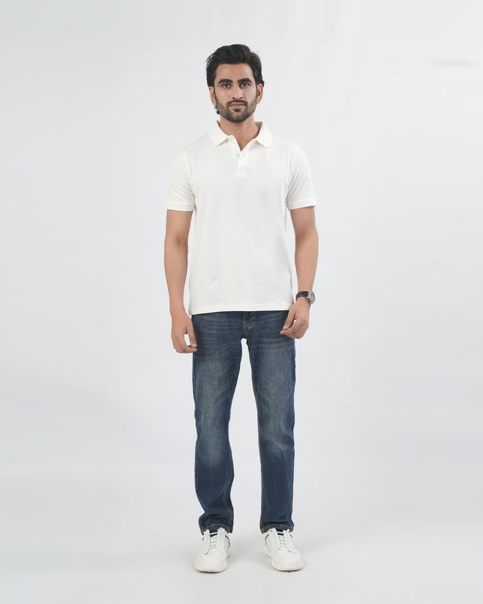 Regular Solid Polo Shirt