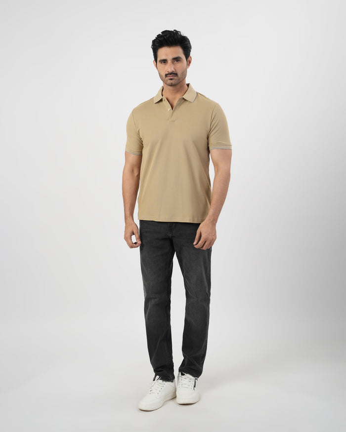 Regular Solid Polo Shirt