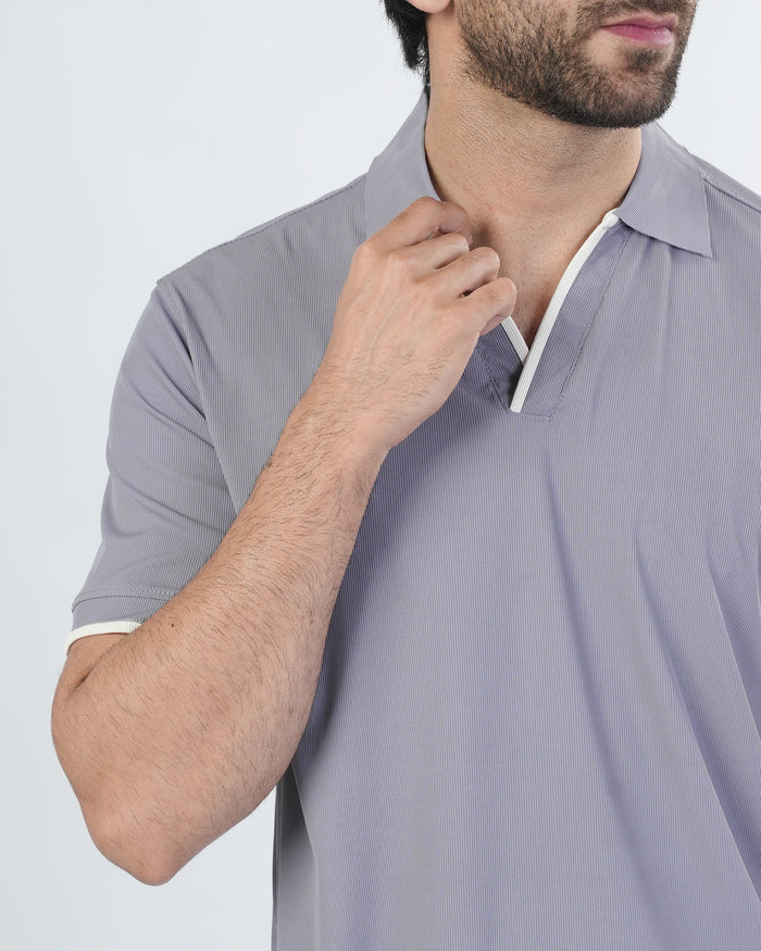 Regular Solid Polo T-Shirt
