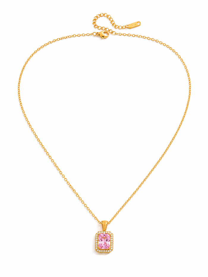 Rosé Royale Pendant Necklace – view 4 – Pabeena