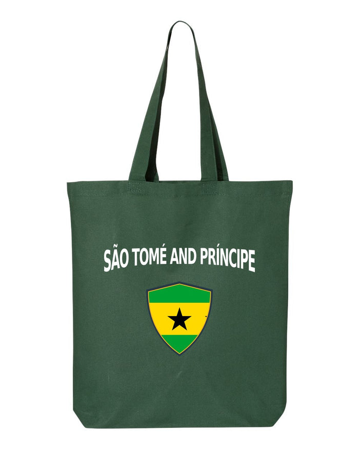 São Tomé And Príncipe Soccer Tote Bag — Arched National Crest | NYC Factory