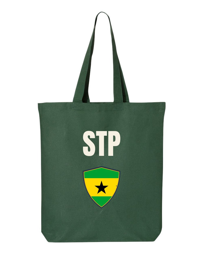 São Tomé And Príncipe Soccer Tote Bag — National Crest Badge | NYC Factory