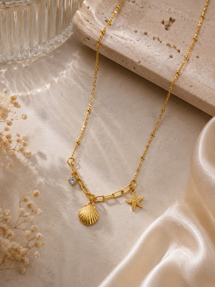 Seabreeze Charm Necklace – view 3 – Pabeena