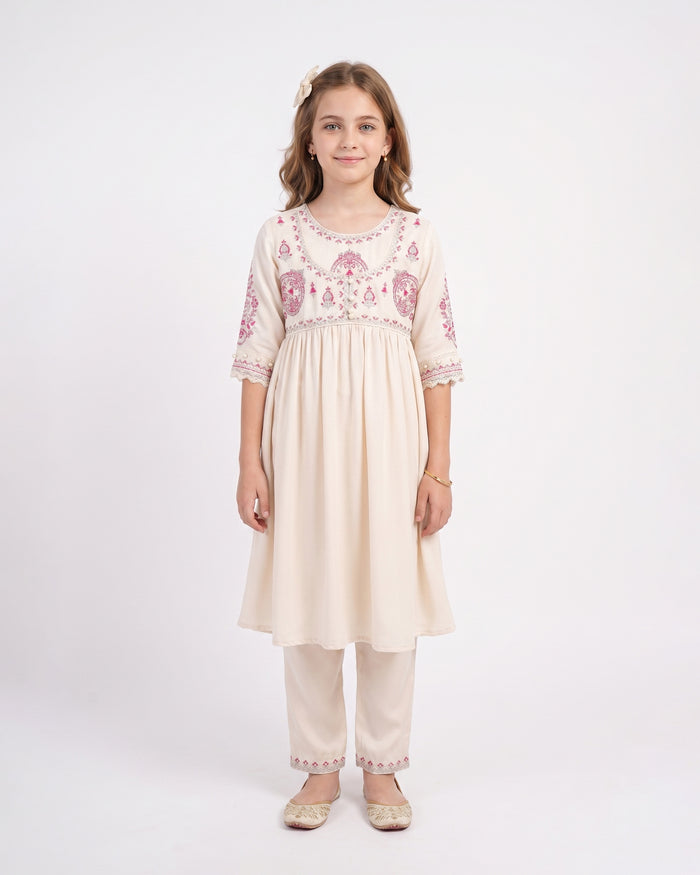 Signature Embroidered 2 Pc