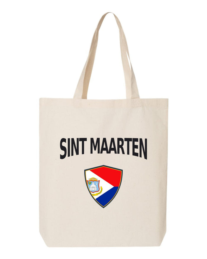 Sint Maarten Soccer Tote Bag — Arched National Crest | NYC Factory