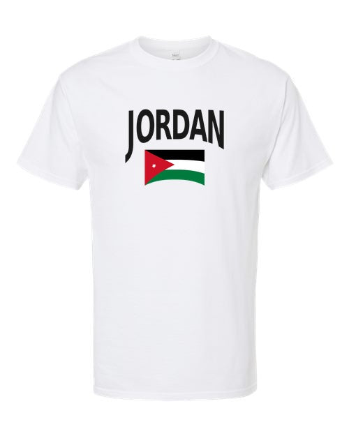 Jordan Soccer Tee 2026 — Classic Name & Flag | NYC Factory - NYC Factory