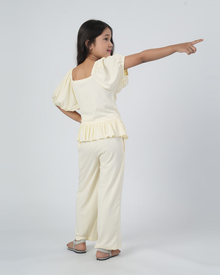 Solid Textured Co-Ord Set