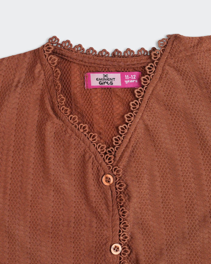Solid Textured T-Shirt