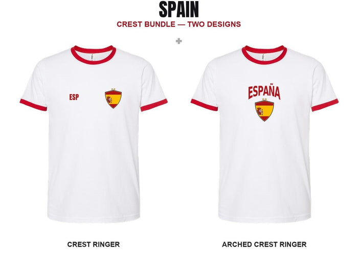 Spain Crest Bundle - Two Designs