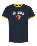 Sri Lanka Arched Crest Soccer Ringer Tee — NYC Factory