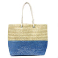 Surie Multi Blue Two Tone Beach Bag