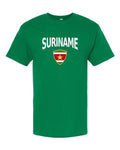 Suriname Arched Crest Soccer Tee — NYC Factory