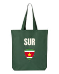 Suriname Soccer Tote Bag — National Crest Badge | NYC Factory