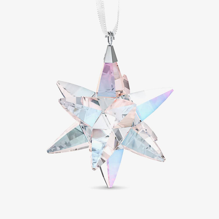 Swarovski 5545450 Medium Shimmer Star Ornament – Crystal Holiday Decoration
