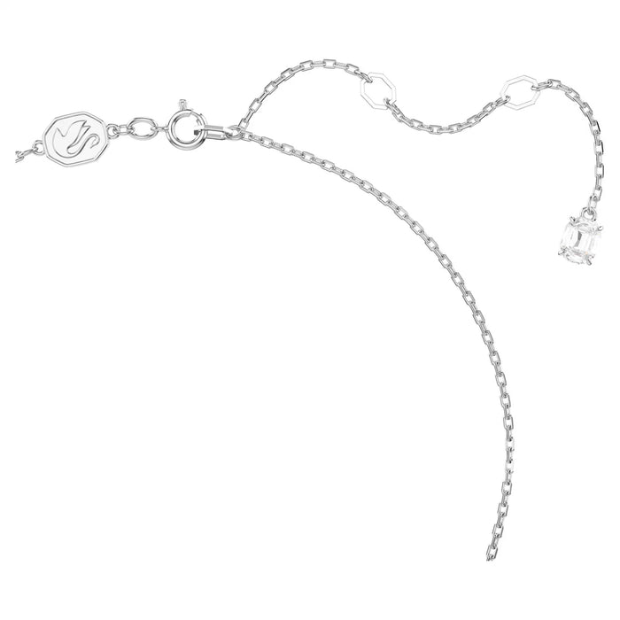Swarovski 5636264 Constella Pendant Necklace – Round Cut White Crystals, Rhodium Plated