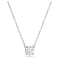 Swarovski 5636706 Constella Pendant Necklace – Round Cut White Crystal, Rhodium Plated