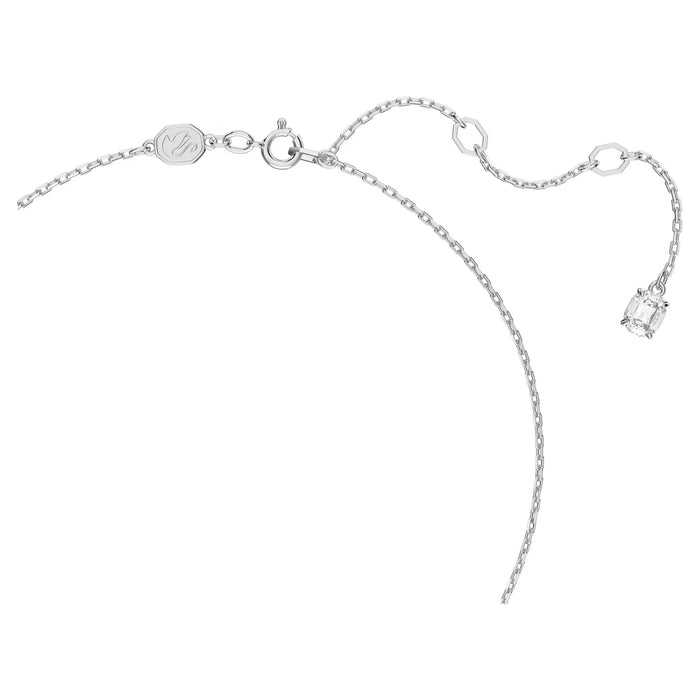 Swarovski 5636706 Constella Pendant Necklace – Round Cut White Crystal, Rhodium Plated