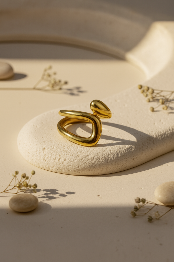 Textured Band Ring - Pabeena