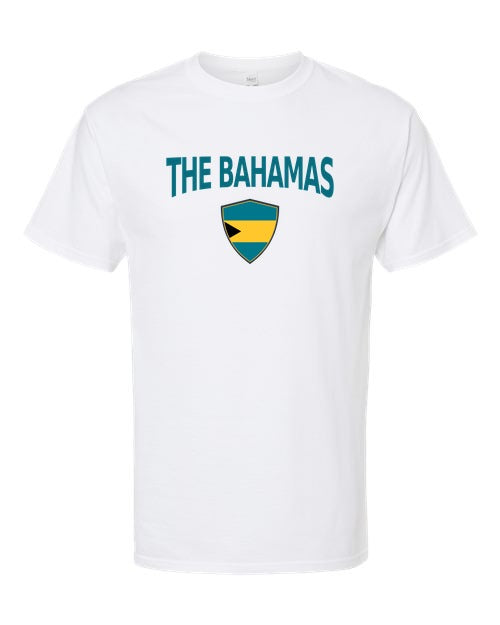 The Bahamas Arched Crest Soccer Tee — NYC Factory
