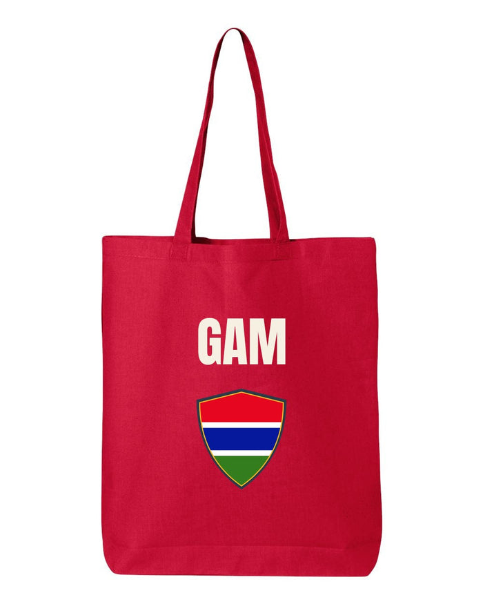 The Gambia Soccer Tote Bag — National Crest Badge | NYC Factory