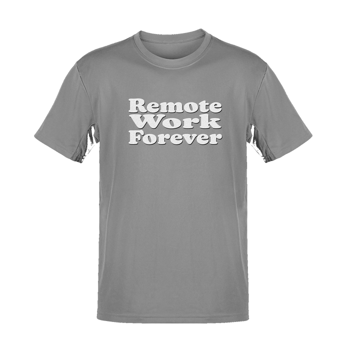 Unisex Remote Work Forever Soft Cotton Tee - NYC Factory
