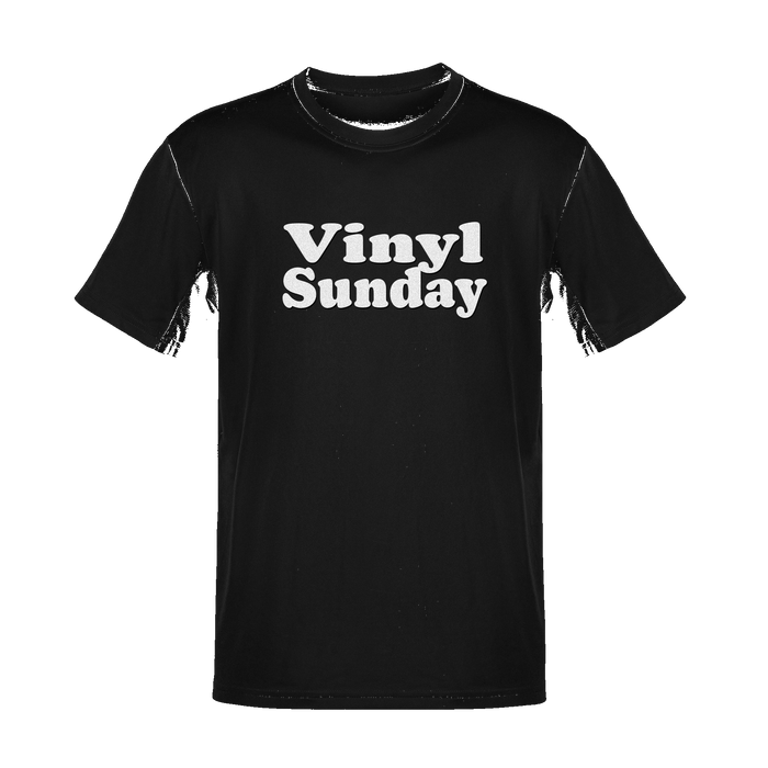 Unisex Vinyl Sunday Soft Cotton Tee - NYC Factory