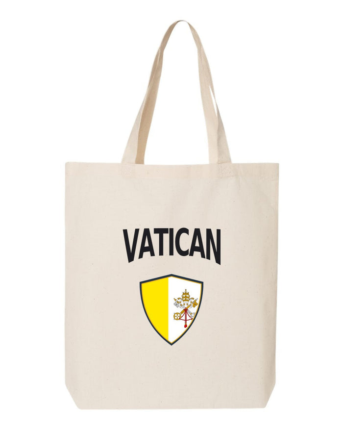 Vatican Soccer Tote Bag — Arched National Crest | NYC Factory