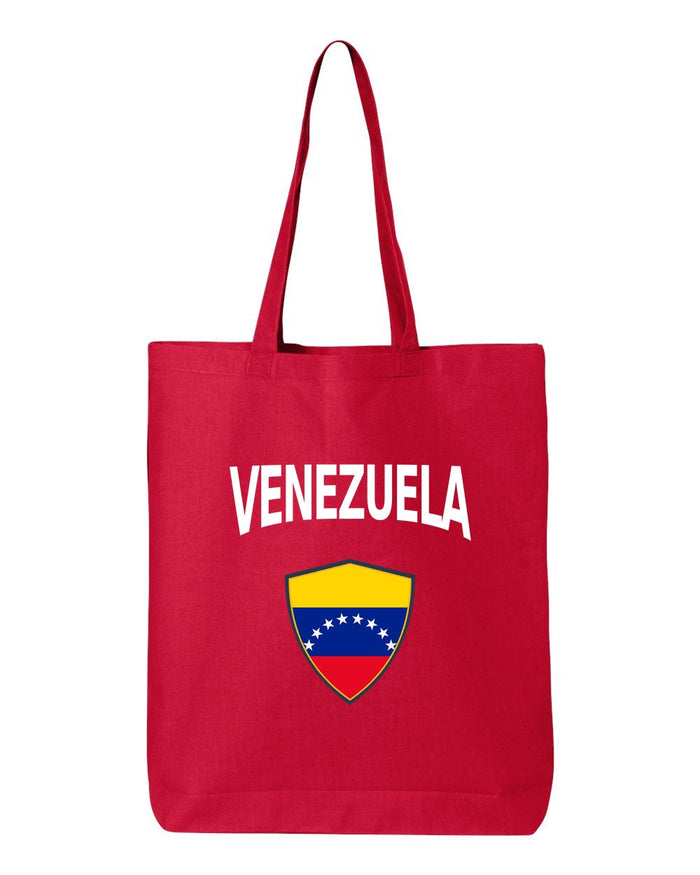 Venezuela Soccer Tote Bag — Arched National Crest | NYC Factory