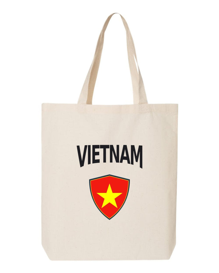 Vietnam Soccer Tote Bag — Arched National Crest | NYC Factory