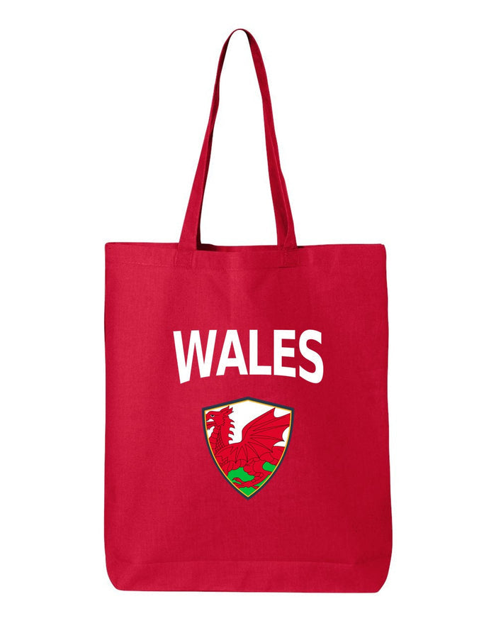 Wales Soccer Tote Bag — Arched National Crest | NYC Factory