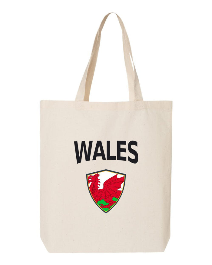 Wales Soccer Tote Bag — Arched National Crest | NYC Factory