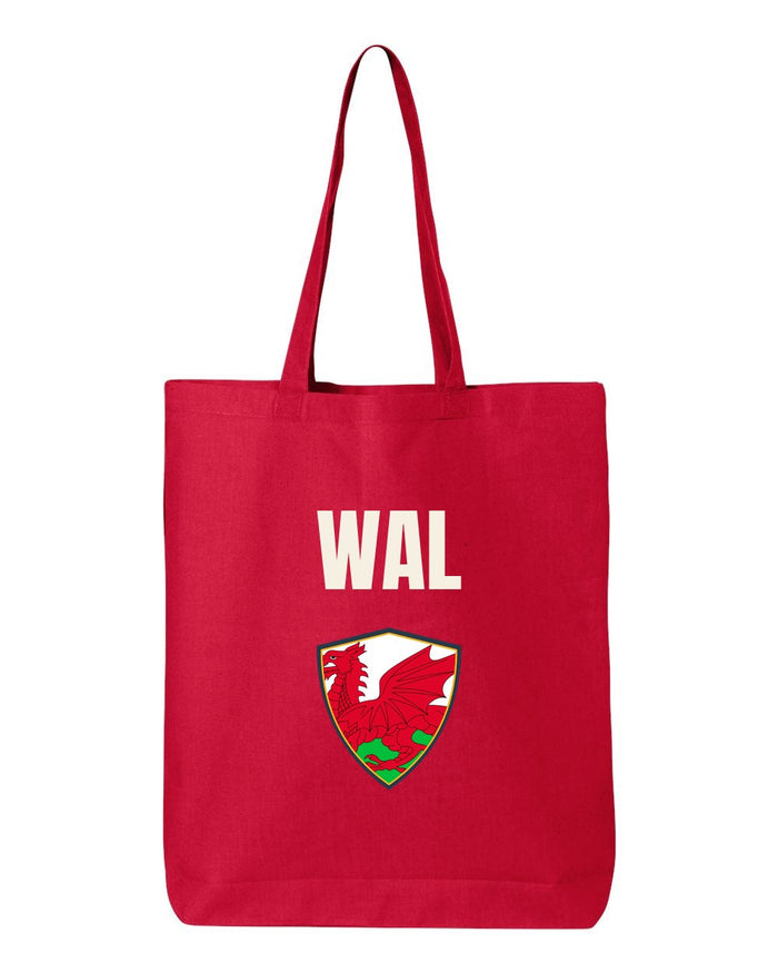 Wales Soccer Tote Bag — National Crest Badge | NYC Factory